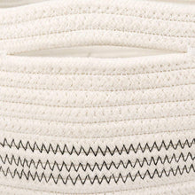 Load image into Gallery viewer, Baby Laundry Basket Woven Clothes Hampers Stripe Tall Basket for Kids Room 12&quot; x 14&quot; basket with handles