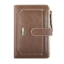 Load image into Gallery viewer, Womens Wallet Candy Color Bifold Mini Vintage Card Holder
