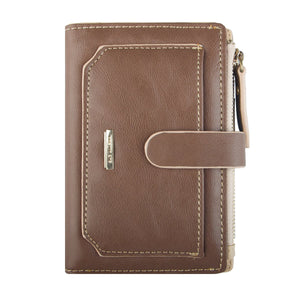 Womens Wallet Candy Color Bifold Mini Vintage Card Holder