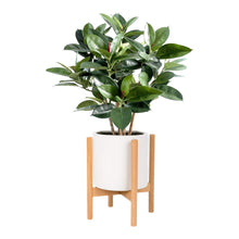 Load image into Gallery viewer, Corner Plant Stand Wooden Indoor Flower Pot Decor