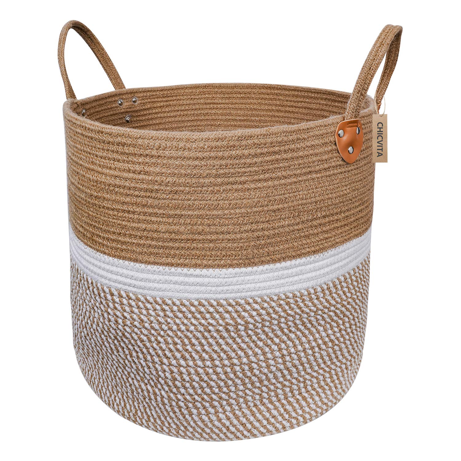 TIMEYARD Macrame Storage Baskets for Toilet Paper, Small Decorative Shelf  Baskets for Bedroom, Bathroom, Living room