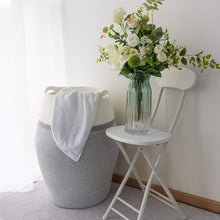 Load image into Gallery viewer, Wicker Cotton Rope Tall Laundry Basket 25.6&quot; Height