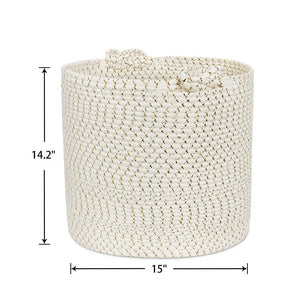 Large Laundry Hamper Toy Storage Baskets for Kids Playroom Living Room Nursery Bin large size