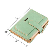 Load image into Gallery viewer, Womens Wallet Candy Color Bifold Mini Vintage Card Holder