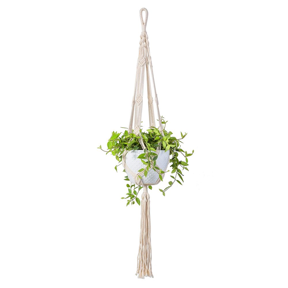 Macrame Rope Plant Hanger Indoor Pot Holder