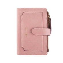 Load image into Gallery viewer, Womens Wallet Candy Color Bifold Mini Vintage Card Holder