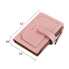Load image into Gallery viewer, Womens Wallet Candy Color Bifold Mini Vintage Card Holder