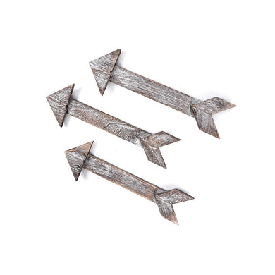 Set of  3 Wooden Signs for Bedroom Modern Arrow Laundry Sign Wall Hanging Decor Timeyard