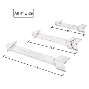 Set of  3 Wooden Signs for Bedroom Modern Arrow Laundry Sign Wall Hanging Decor white farmhouse decor Timeyard
