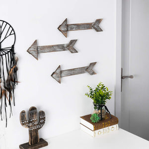 Set of  3 Wooden Signs for Bedroom Modern Arrow Laundry Sign Wall Hanging Decor living room decorations