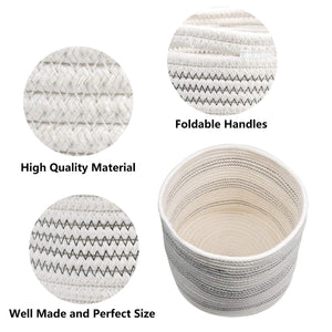 Small Baskets For Plants Modern Home Decor 10” x 9” Material Details