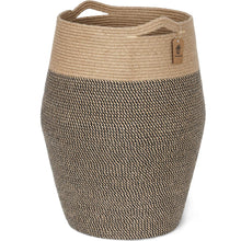 Load image into Gallery viewer, Tall Laundry Hamper Woven Jute Rope Basket