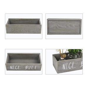 Timeyard Rustic Reclaimed Wood Bathroom Box