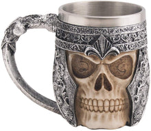 Load image into Gallery viewer, Viking Stainless Steel Skull Coffee Mug