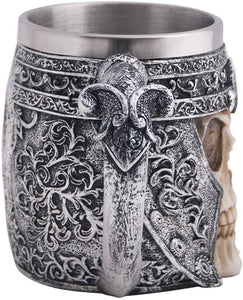 Viking Stainless Steel Skull Coffee Mug