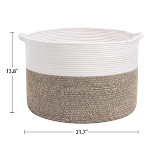 Woven Baby Laundry Basket for Blankets