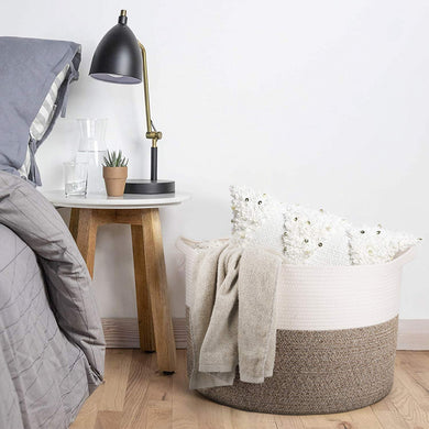 Woven Baby Laundry Basket for Blankets