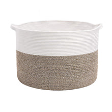 Load image into Gallery viewer, Woven Baby Laundry Basket for Blankets