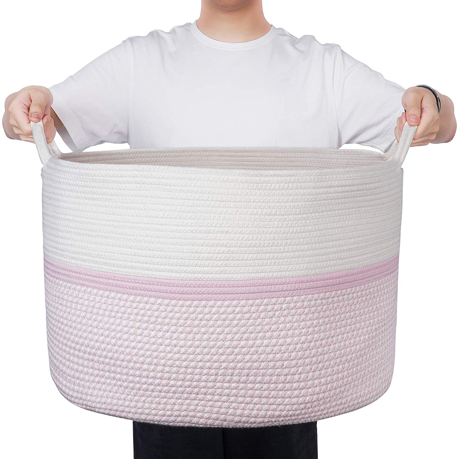 Mod and main xxxl blanket basket large woven basket extra large storage baskets woven online
