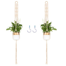 Load image into Gallery viewer, Macrame Plant Hanger Set of 2