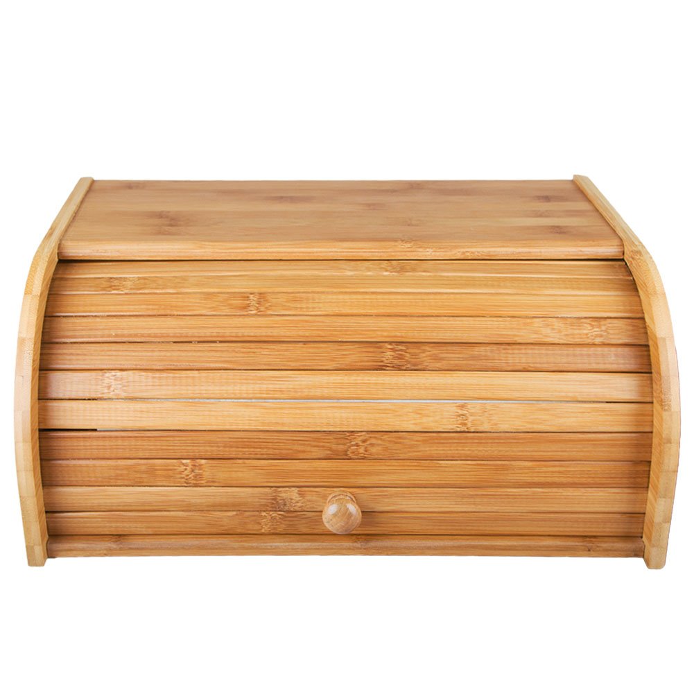 Countertop Bamboo Bread Box 15.8