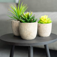 Load image into Gallery viewer, Small Round Side Table Indoor Tall Plant Stand